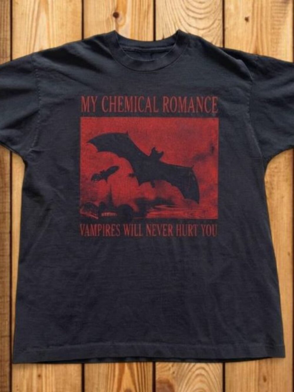 My Chemical Romance Vampires Will Never Hurt You black t-shirt